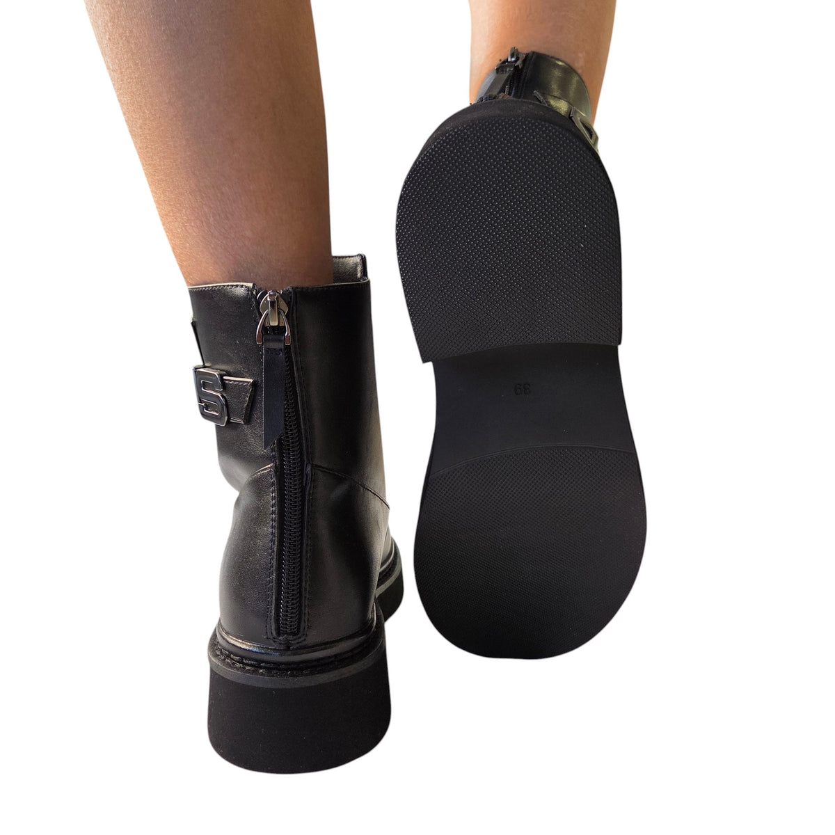 Paciotti 4US stivaletto donna pelle nero www.offidani.it