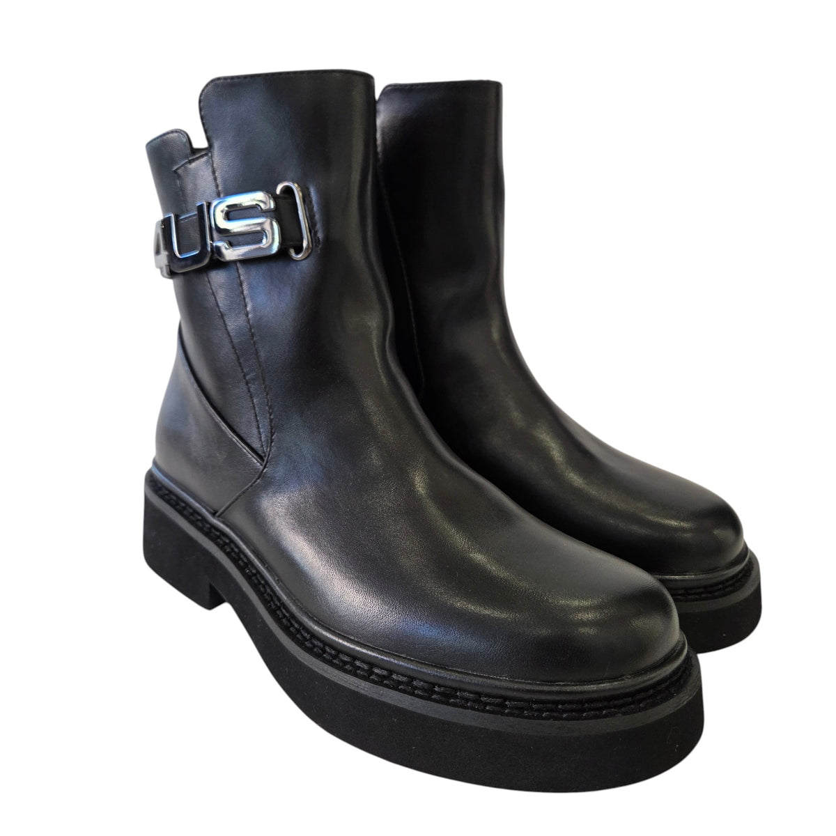 Paciotti 4US stivaletto donna pelle nero www.offidani.it