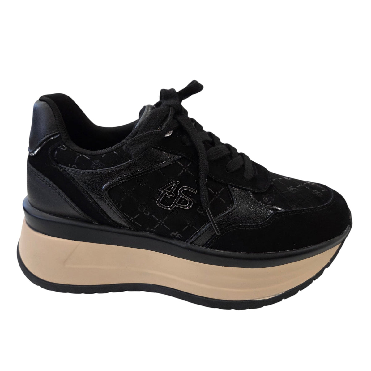 Paciotti 4US sneakers donna nera www.offidani.it