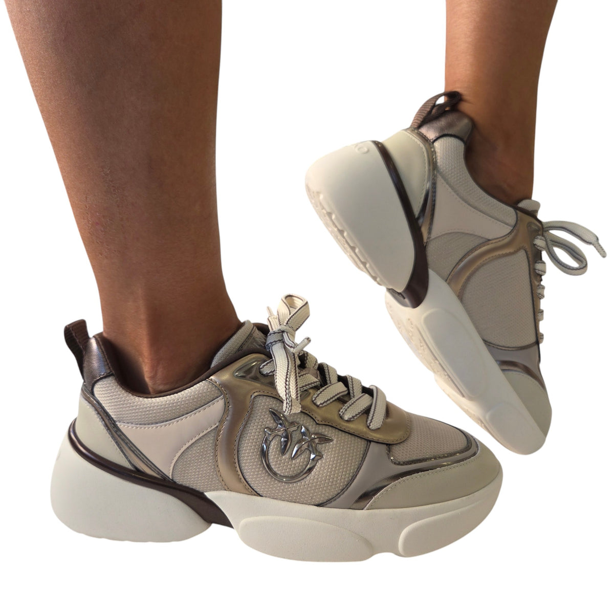 Pinko sneakers donna bianca www.offidani.it
