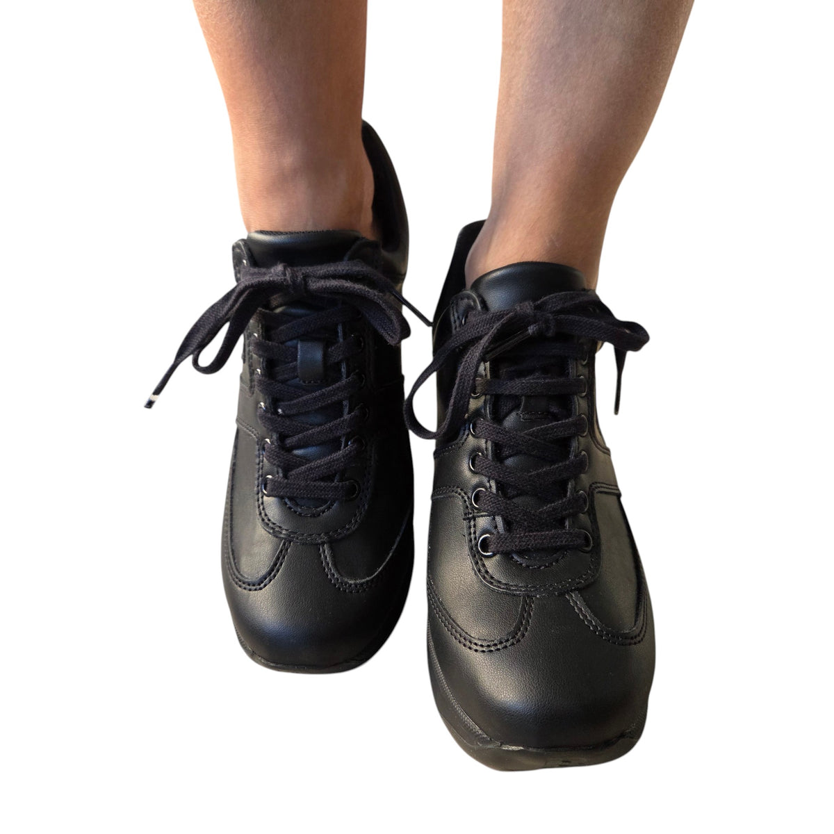 Rucoline sneaker donna pelle nera www.offidani.it