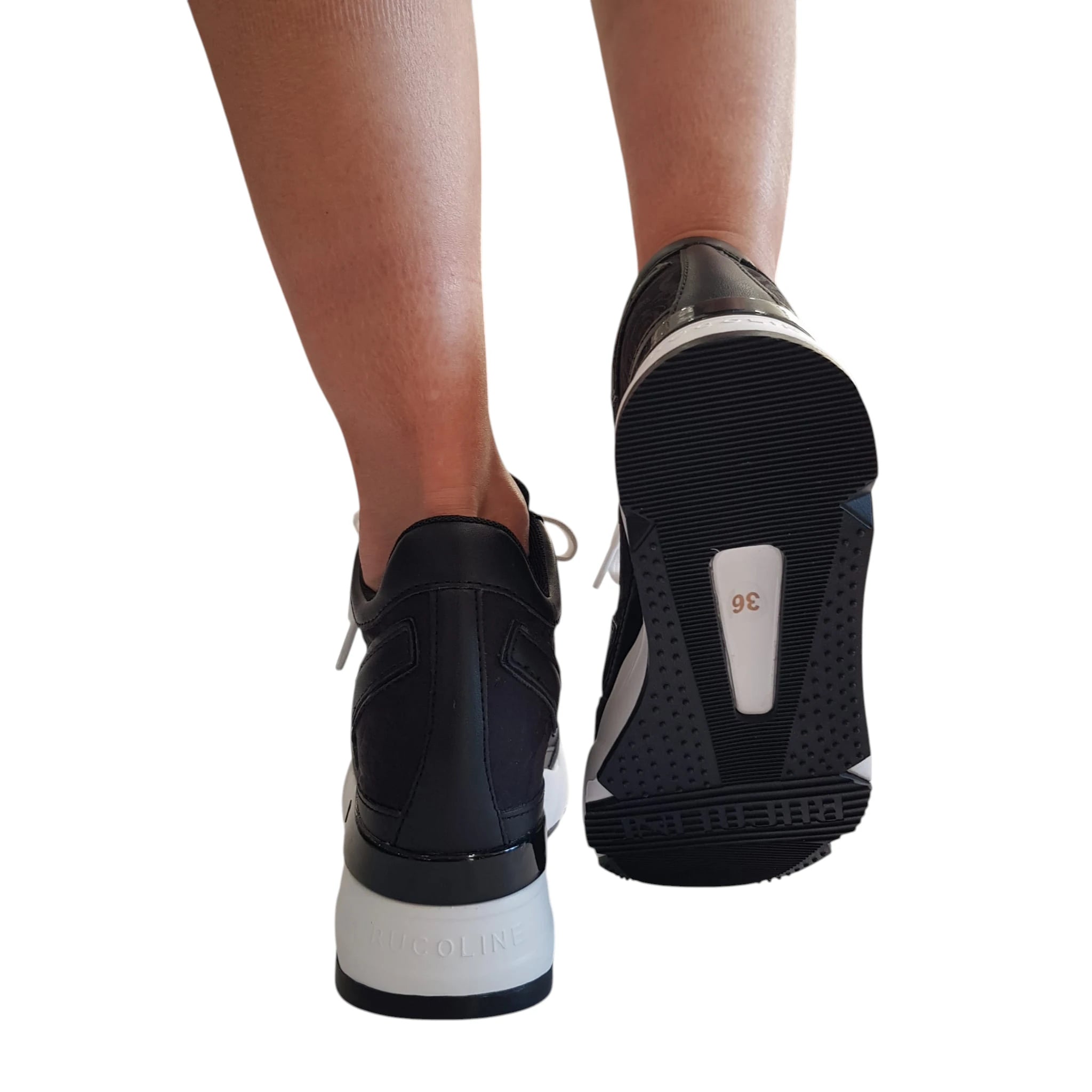 Rucoline Sneakers Donna Black www.offidani.it