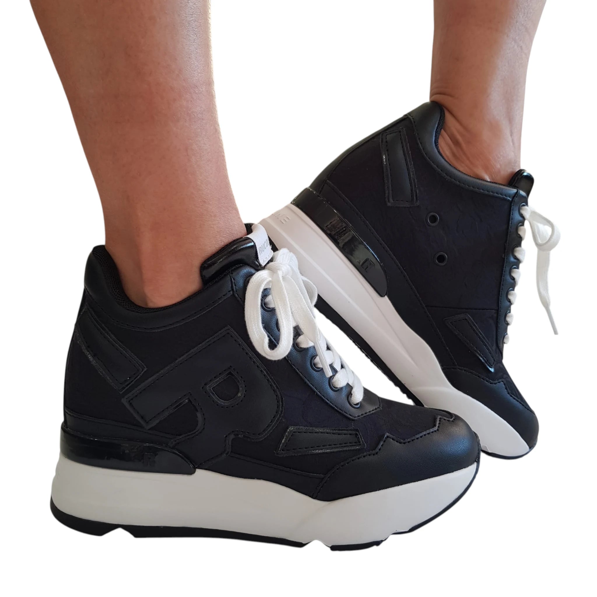 Rucoline Sneakers Donna Black www.offidani.it