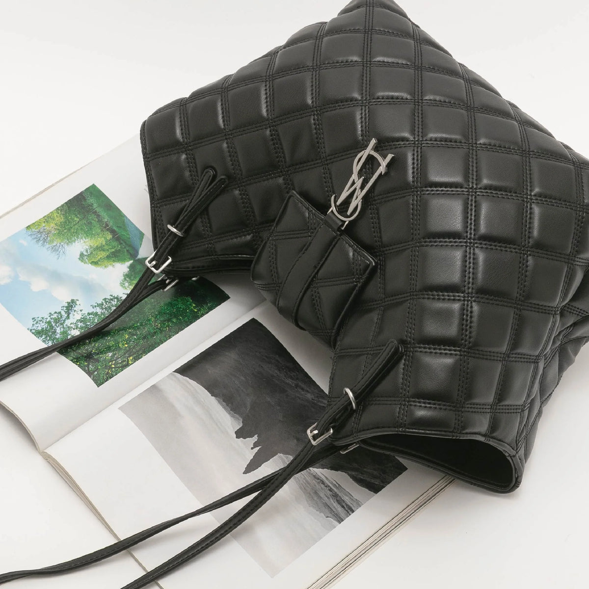 Steve Madden borsa donna nera www.offidani.it