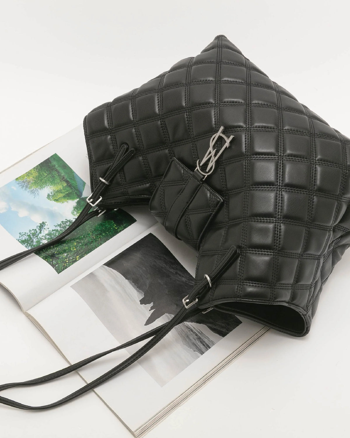 Steve Madden borsa donna nera www.offidani.it