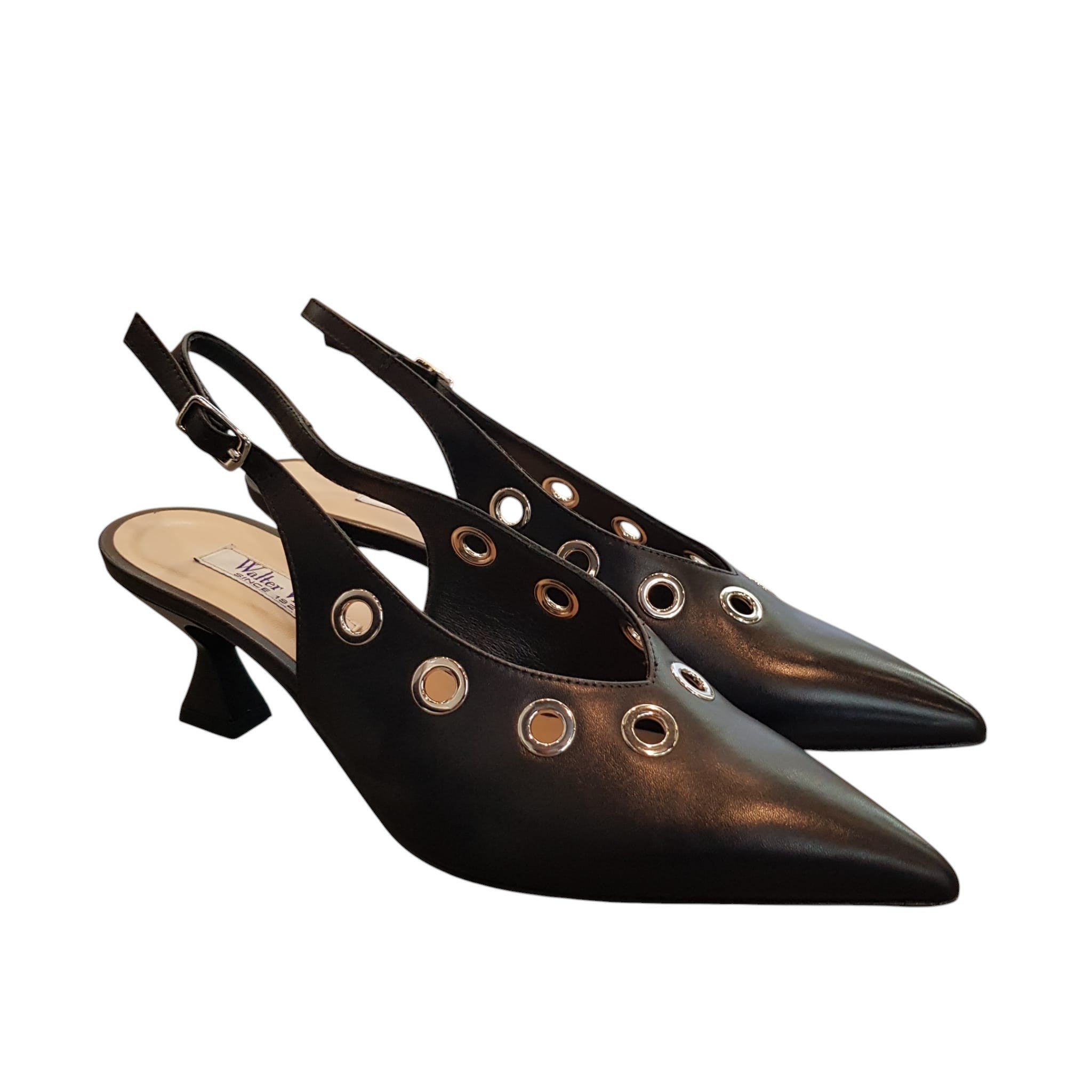 Walter Violet Slingback Basso www.offidani.it