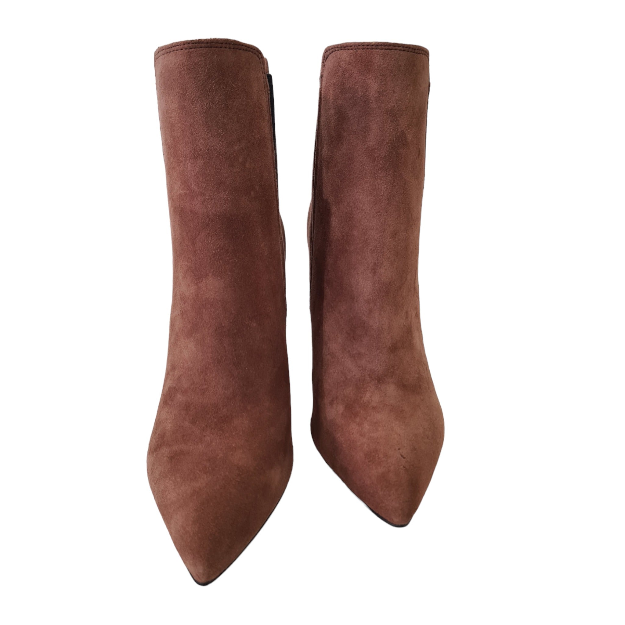 GUESS Tanisa Stivaletto Donna In Pelle | Trekking Boot Autunno | Tacco 12,7 Cm | Chiusura Zip