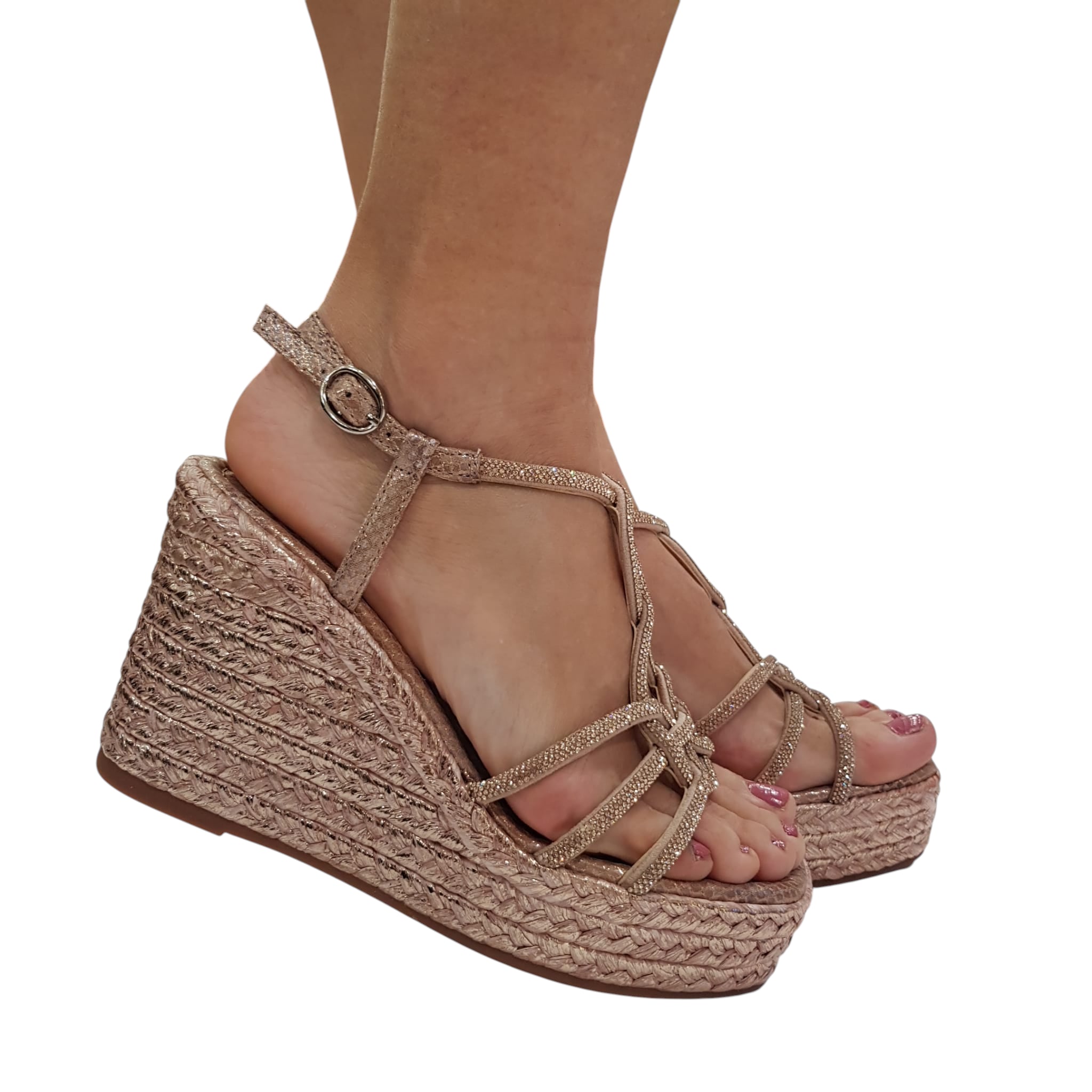 Alma&Pena Sandalo Zeppa Donna www.offidani.it