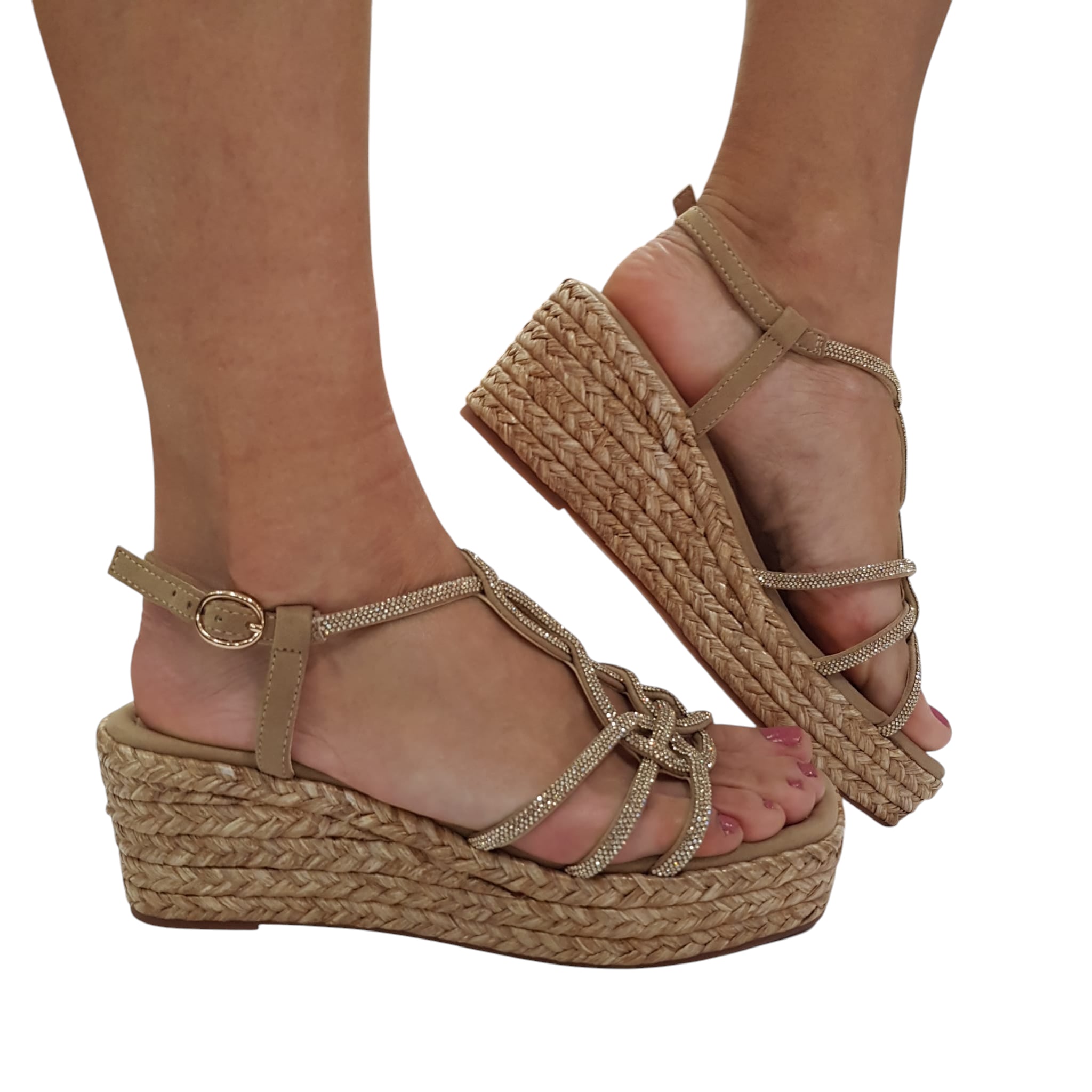 Alma en Pena Sandalo Zeppa Donna www.offidani.it