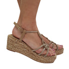 Alma en Pena Sandalo Zeppa Donna www.offidani.it