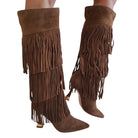 Alma en Pena Stivale Donna con frange www.offidani.it