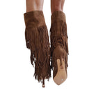 Alma en Pena Stivale Donna con frange www.offidani.it