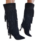 Alma en Pena Stivale Donna con frange www.offidani.it