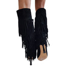 Alma en Pena Stivale Donna con frange www.offidani.it