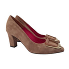 Andrea Pinto Décolleté Donna Camoscio Tortora www.offidani.it