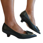 Andrea Pinto Décolleté Donna Pelle Verde www.offidani.it