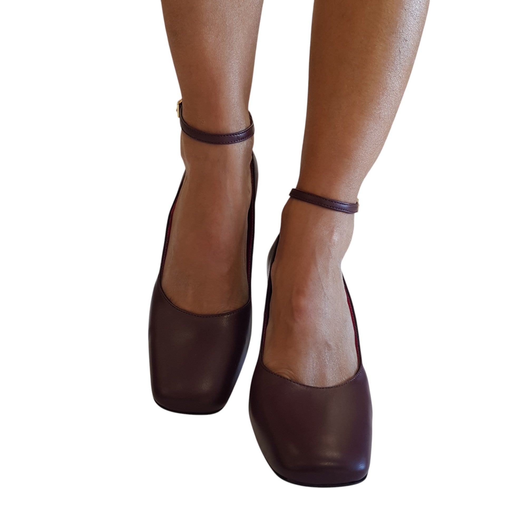 Andrea Pinto Décolleté Donna Pelle Bordeaux www.offidani.it