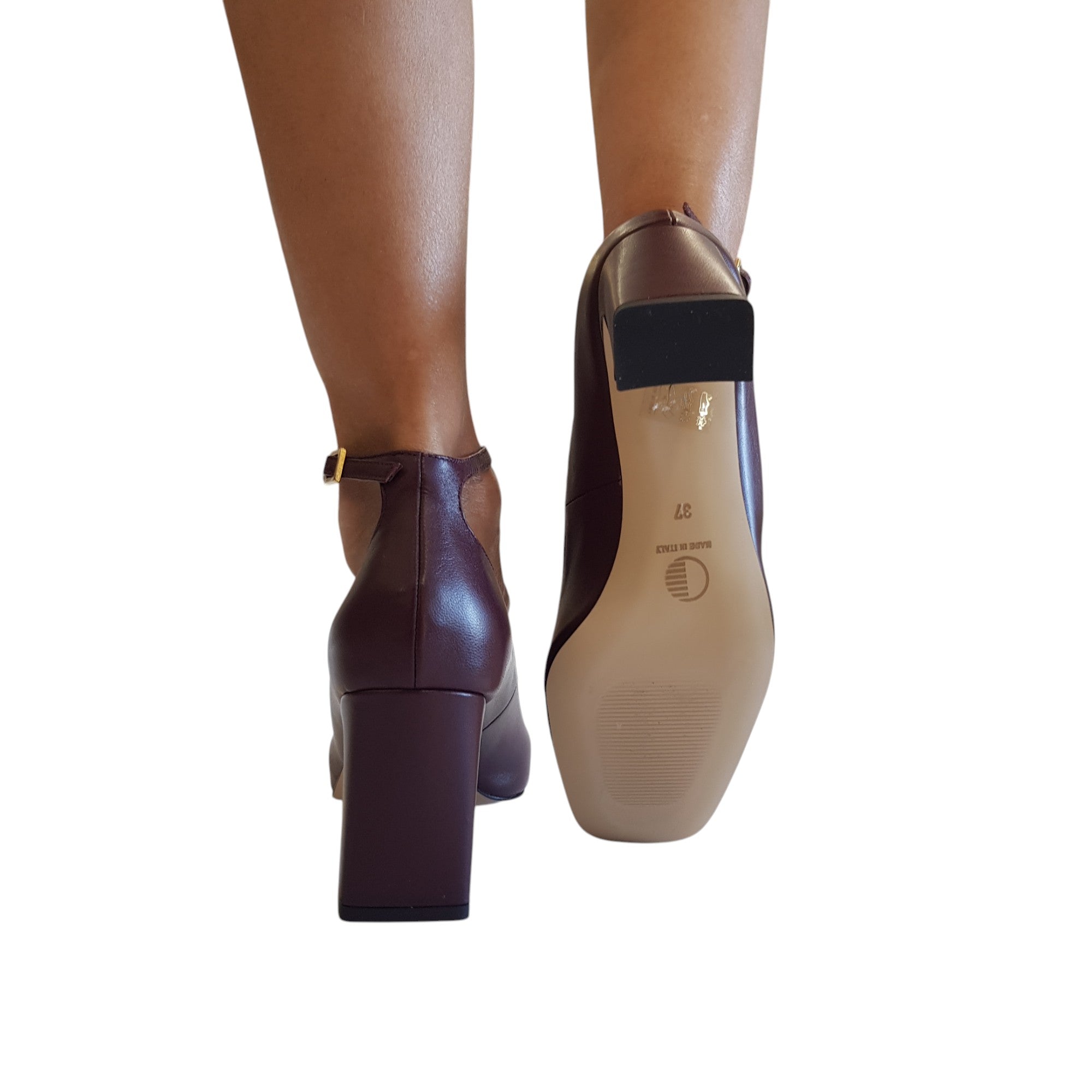 Andrea Pinto Décolleté Donna Pelle Bordeaux www.offidani.it