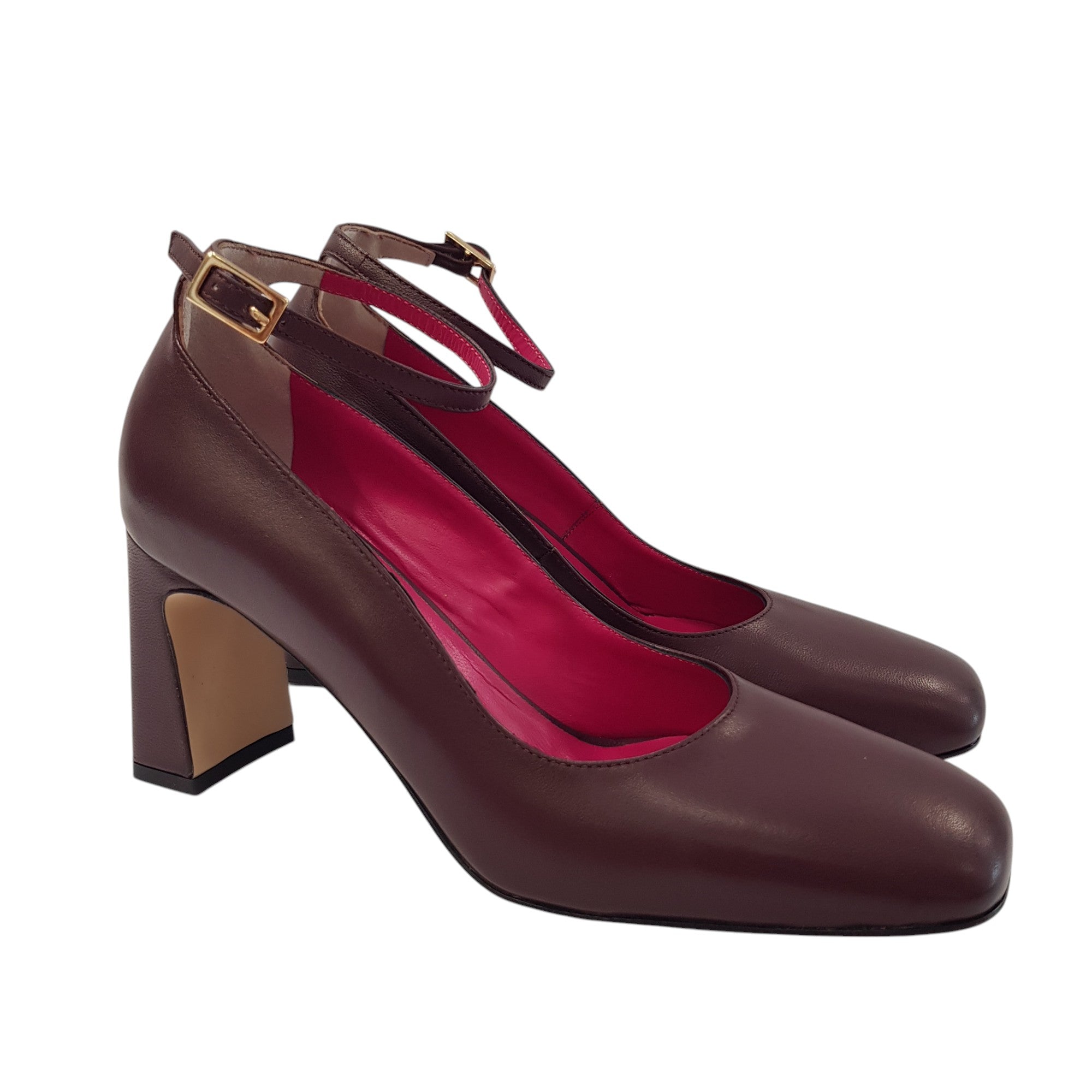 Andrea Pinto Décolleté Donna Pelle Bordeaux www.offidani.it