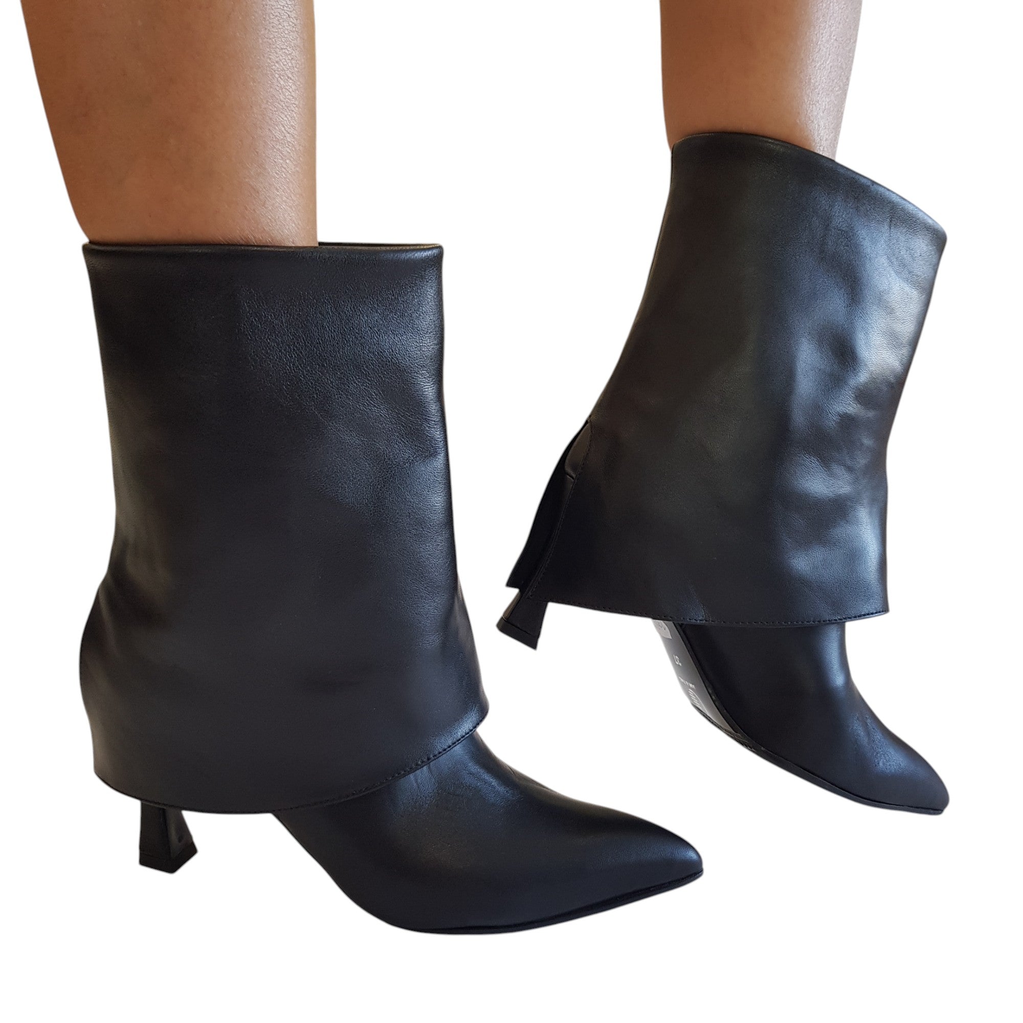 Andrea Pinto Stivaletto Tronchetto Donna Nero www.offidani.it