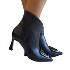 Andrea Pinto Stivaletto Tronchetto Donna Nero www.offidani.it