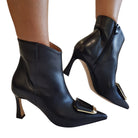 Andrea Pinto Stivaletto Tronchetto Donna Nero www.offidani.it