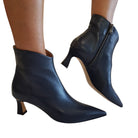 Andrea Pinto Stivaletto Tronchetto Donna Blu www.offidani.it