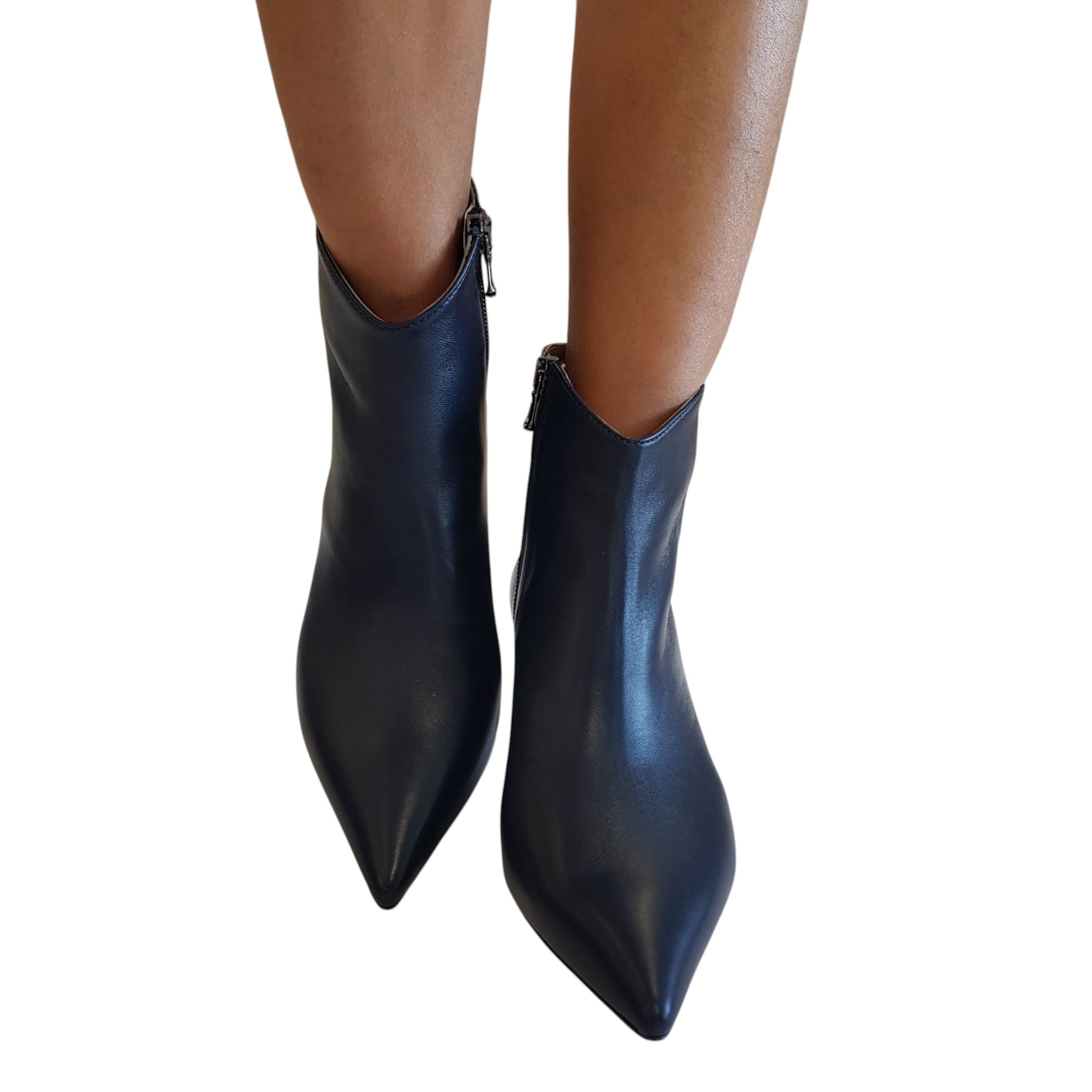 Andrea Pinto Stivaletto Tronchetto Donna Blu www.offidani.it