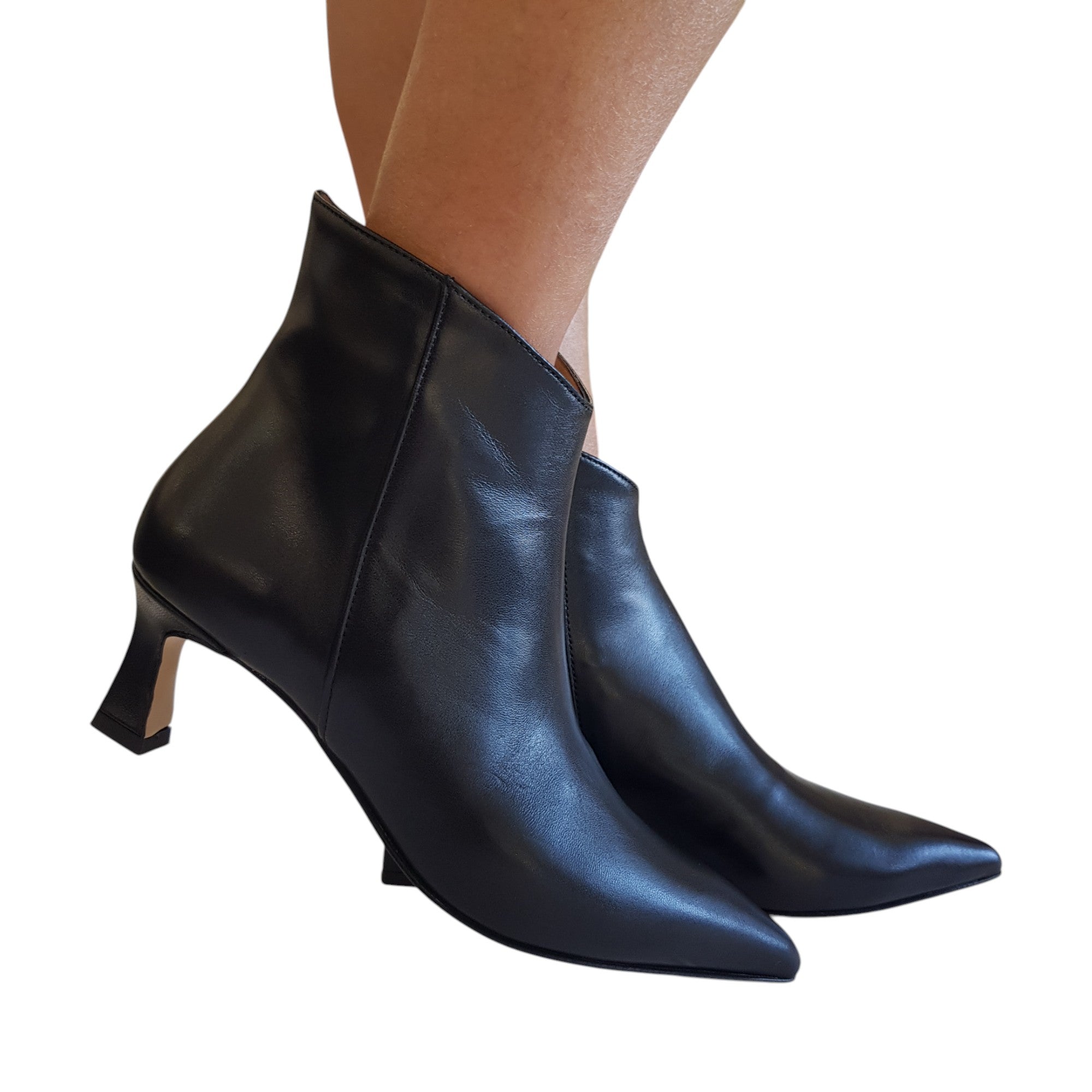 Andrea Pinto Stivaletto Tronchetto Donna Nero www.offidani.it