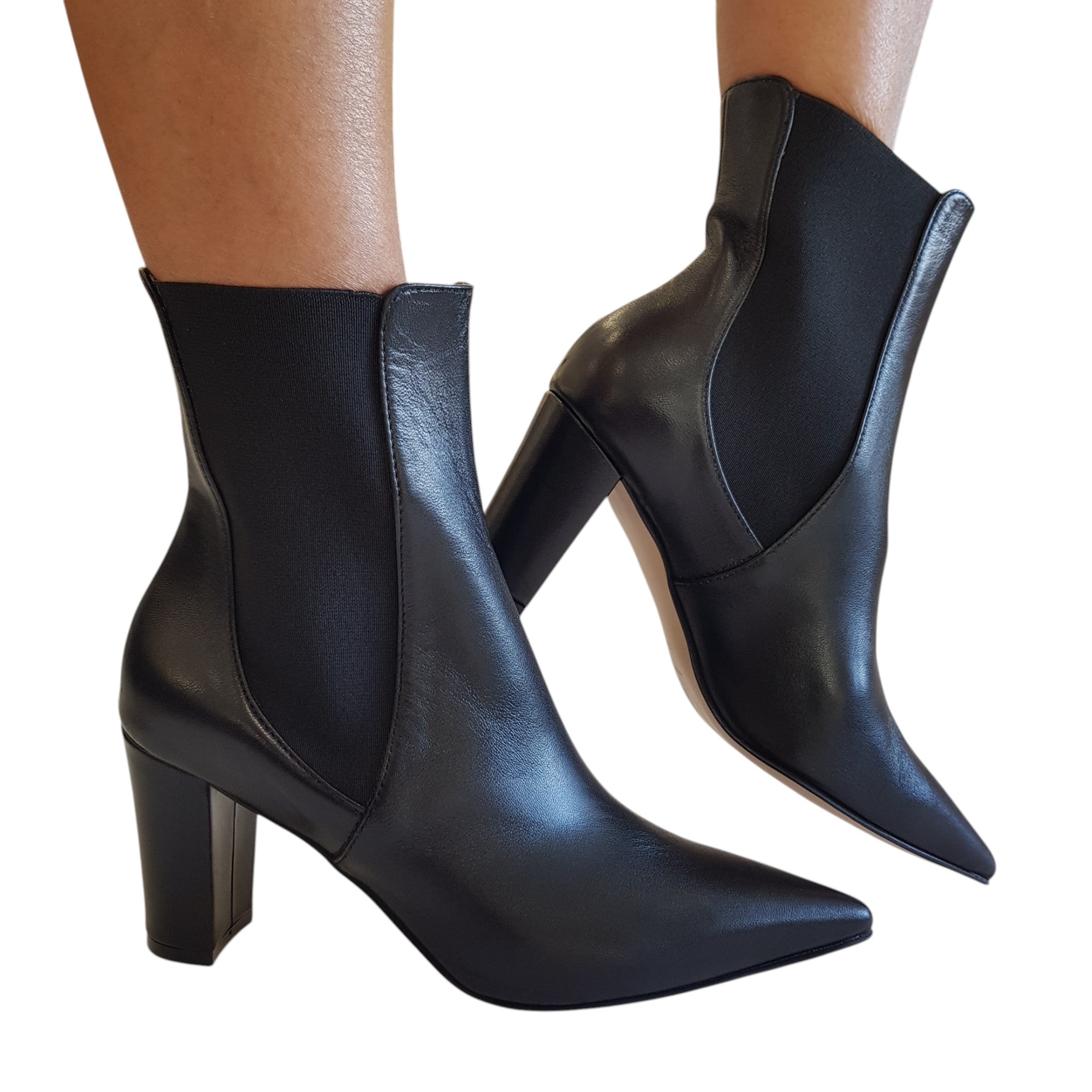 Andrea Pinto Stivaletto Tronchetto Donna Nero www.offidani.it