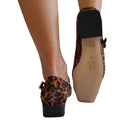 Andrea Pinto Ballerina Donna Pelle Animalier Nero www.offidani.it