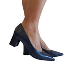 Andrea Pinto Décolleté Donna Pelle Blu www.offidani.it