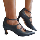 Andrea Pinto Scarpa Donna Pelle Grigia www.offidani.it