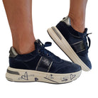 Apepazza Sneakers Donna Ciniglia Blu www.offidani.it