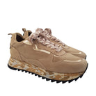 Apepazza Sneakers Donna Camoscio Beige www.offidani.it