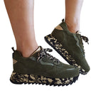 Apepazza Sneakers Donna Camoscio Verde www.offidani.it