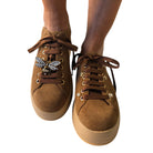 Apepazza sneaker donna camoscio cuoio www.offidani.it