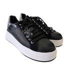 Apepazza sneaker donna pelle nera www.offidani.it