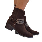 Apepazza Stivaletto Tronchetti Donna Camoscio Marrone www.offidani.it