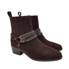 Apepazza Stivaletto Tronchetti Donna Camoscio Marrone www.offidani.it