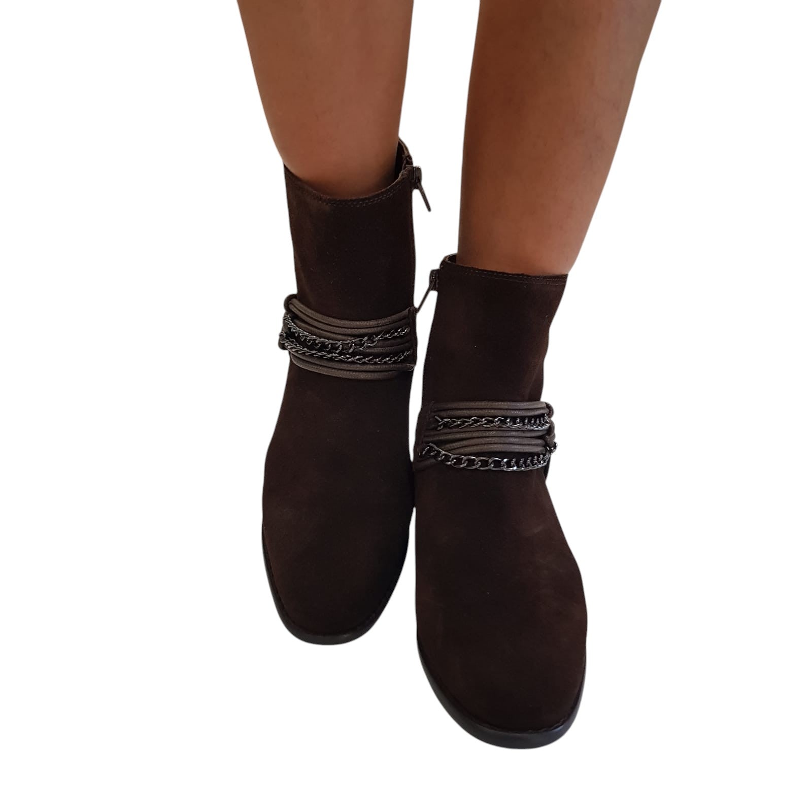 Apepazza Stivaletto Tronchetti Donna Camoscio www.offidani.it