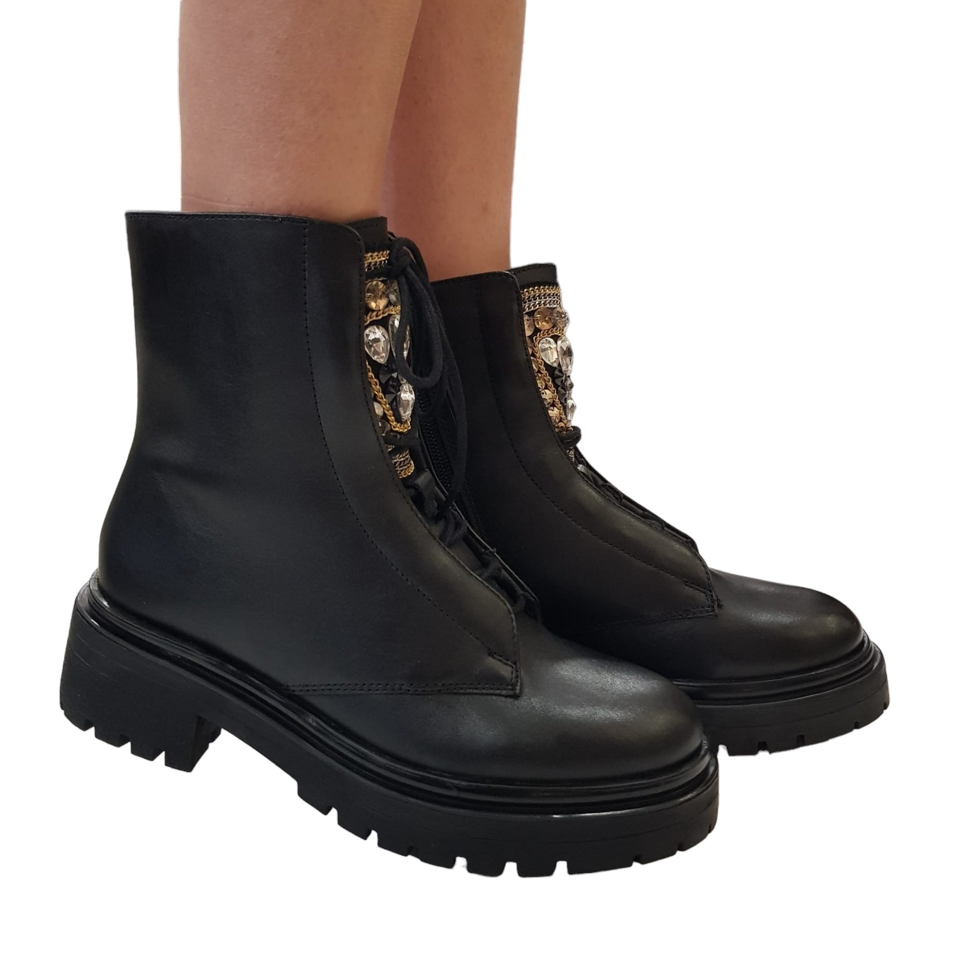 Apepazza Stivaletto Biker Donna Nero – Offidani