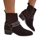 Apepazza Stivaletto Tronchetti Donna Camoscio Marrone www.offidani.it