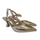 Luciano Barachini Slingback Donna  Platino www.offidani.it