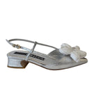 Luciano Barachini Slingback Donna Argento www.offiani.it