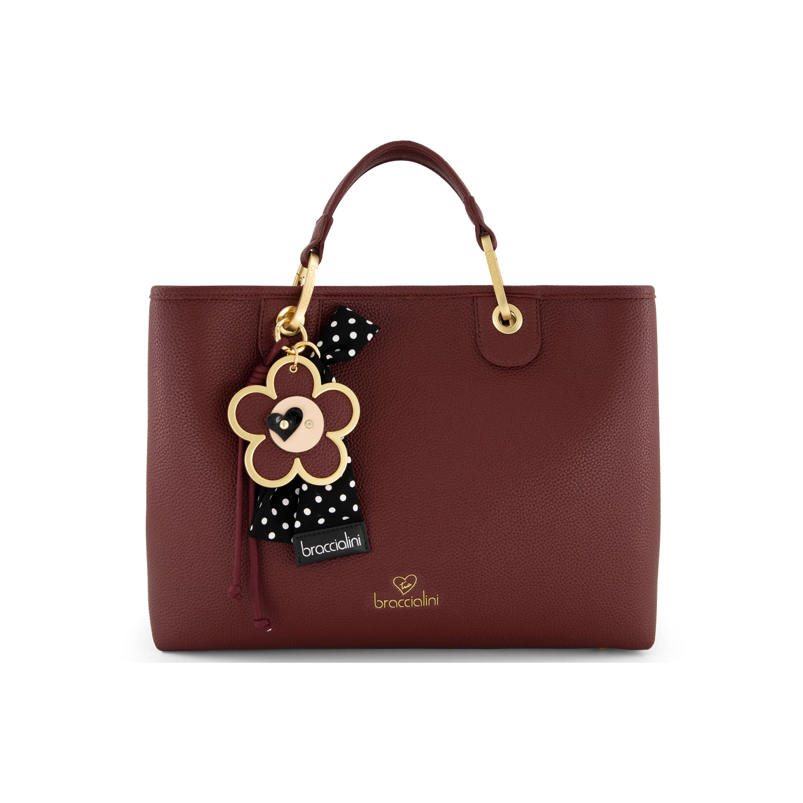 Braccialini Borsa donna bordeaux www.offidani.it