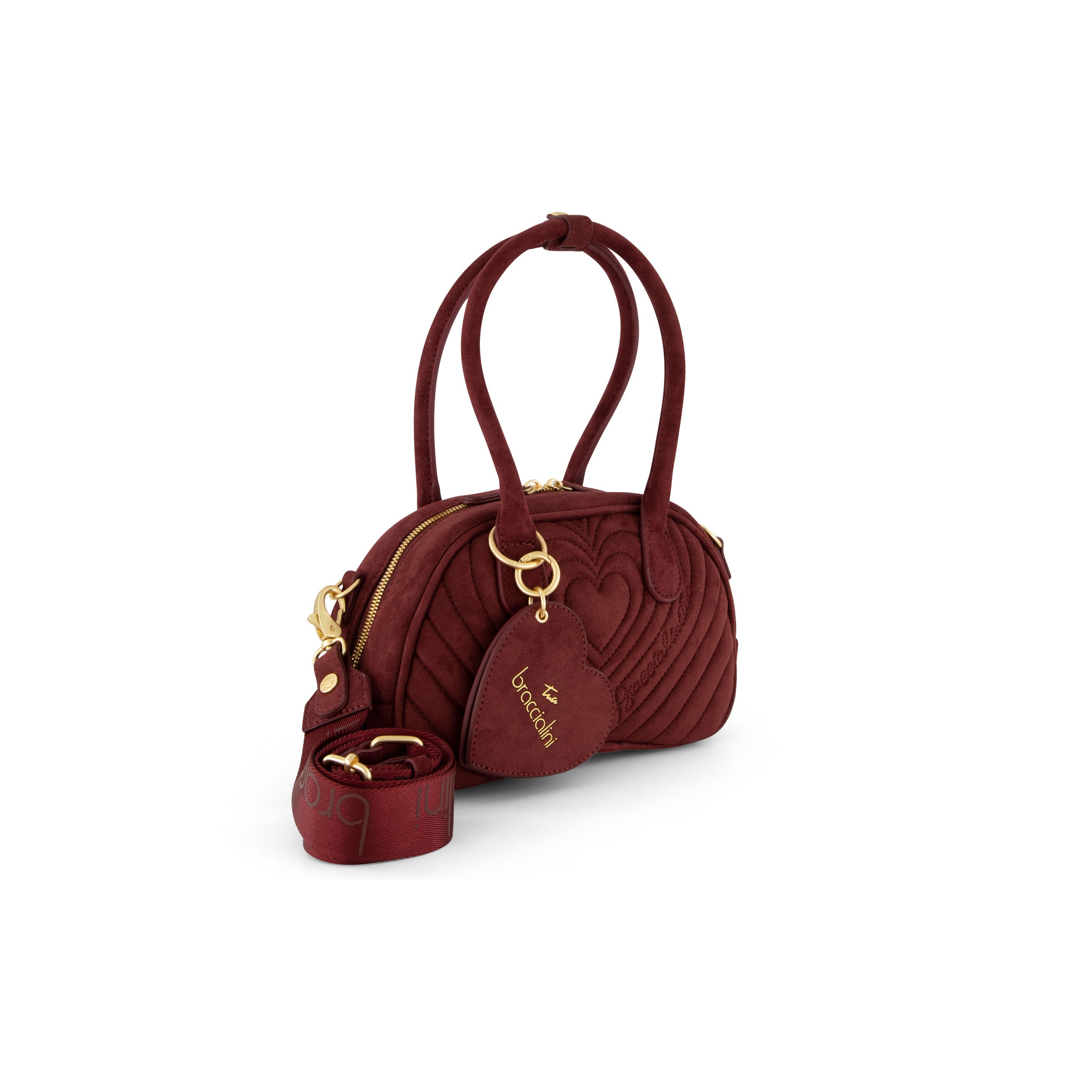 Braccialini borsa donna bordeaux www.offidani.it