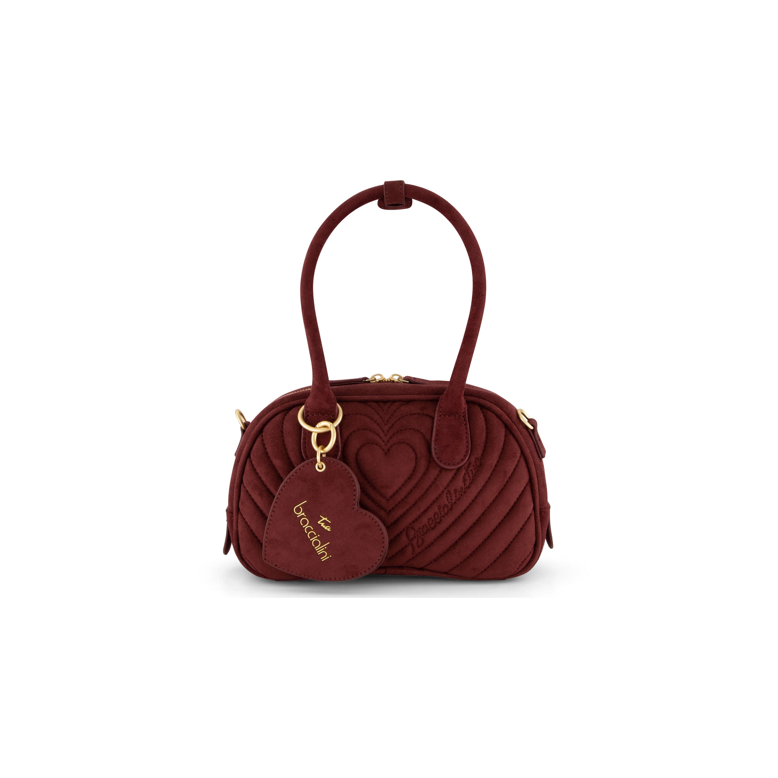 Braccialini borsa donna bordeaux www.offidani.it