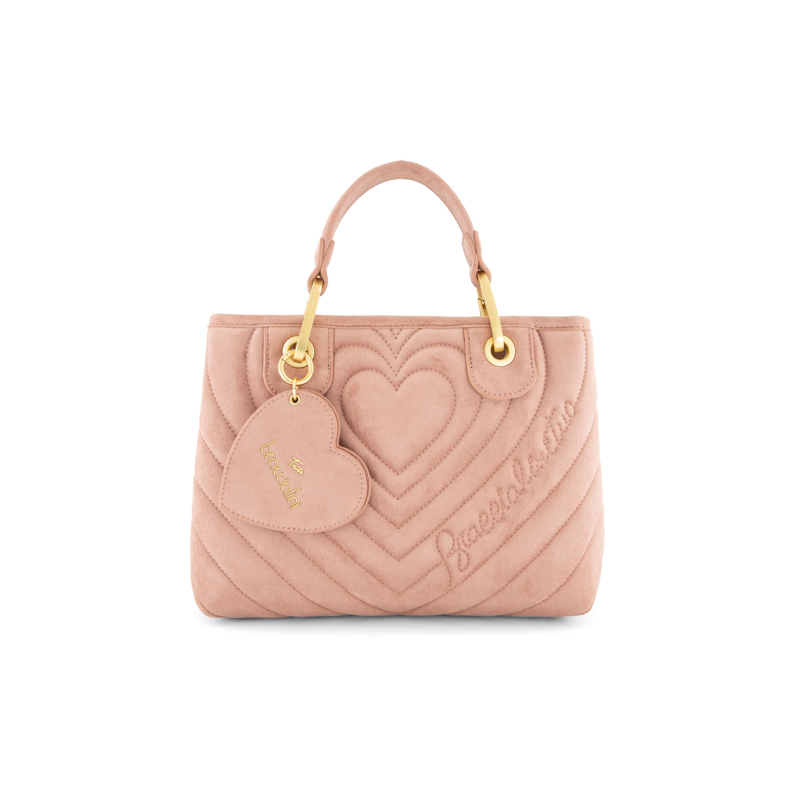 Braccialini borsa donna cipria www.offidani.it