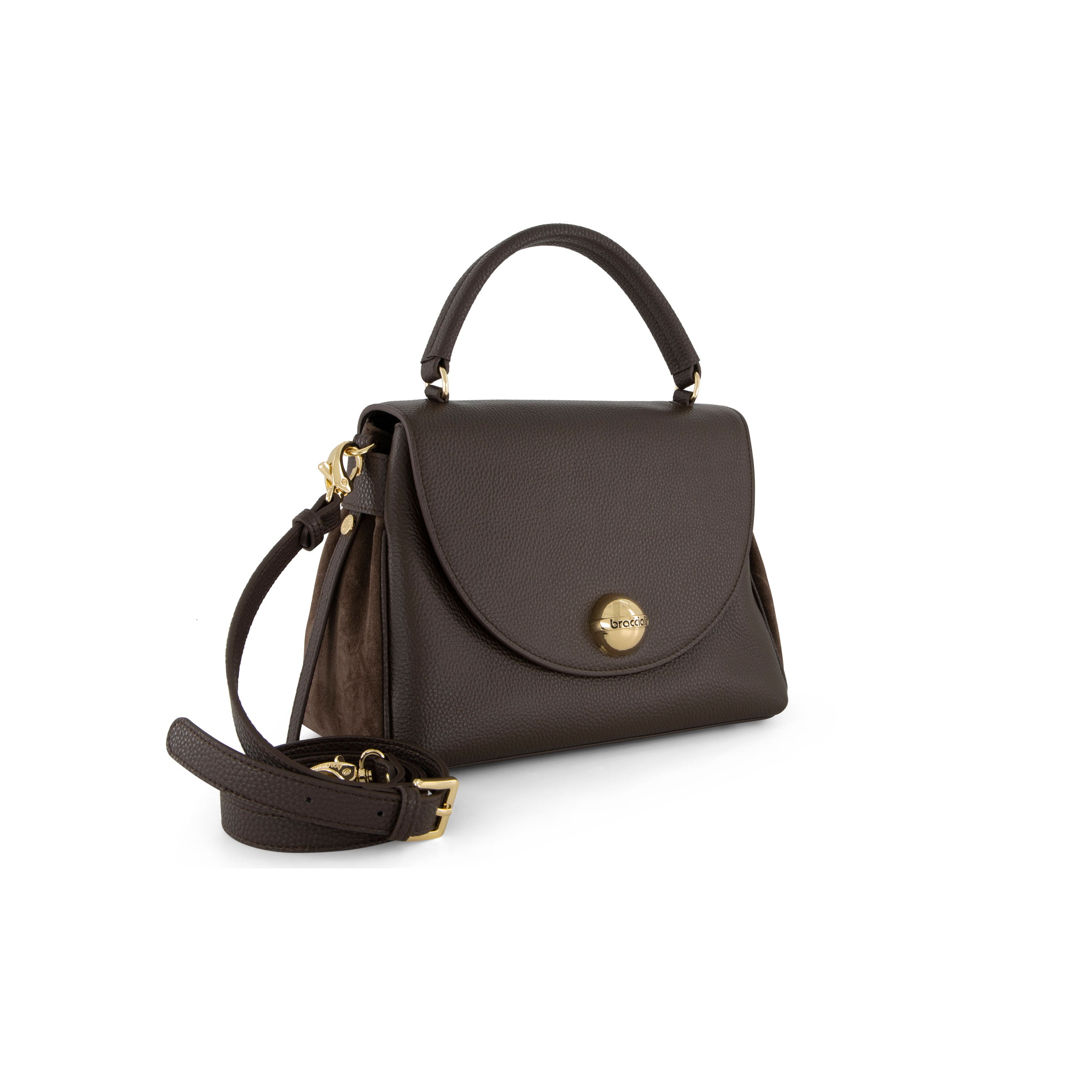 Braccialini Borsa donna marrone www.offidani.it